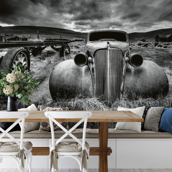 Anaglypta Wall-art Old Classic Car - Wall Mural - 5163 | Cover Your Wall