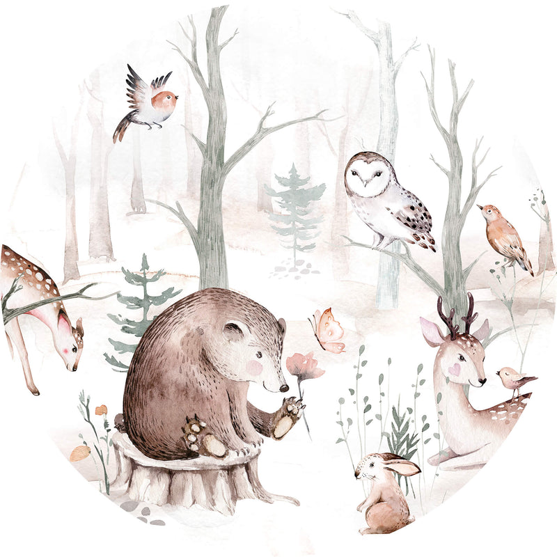 Forest Animal Friends - Wall Mural 5510