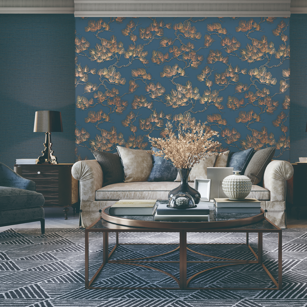 Design ID WF121015 Pine Tree Black Gold