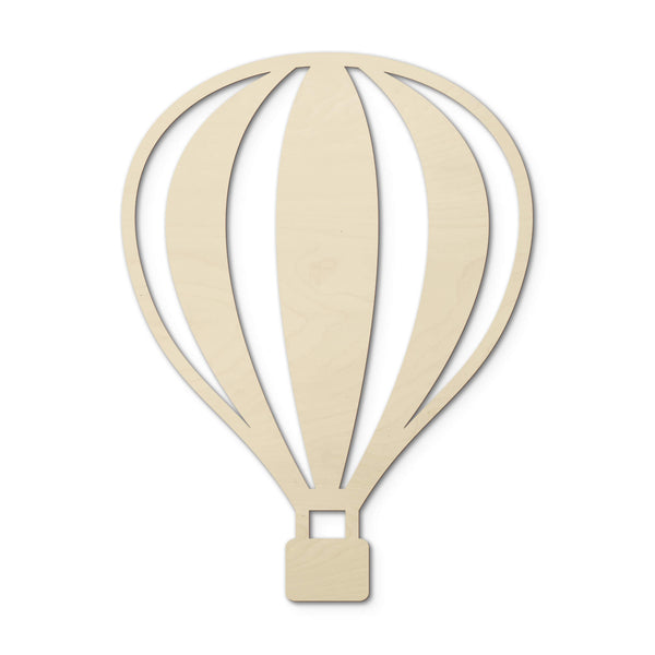 3D Wooden Hot Air Balloon Motif - 30cm x 40cm