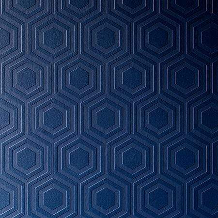 Anaglypta Luxury Vinyl - Hive RD5671 wallpaper painted blue