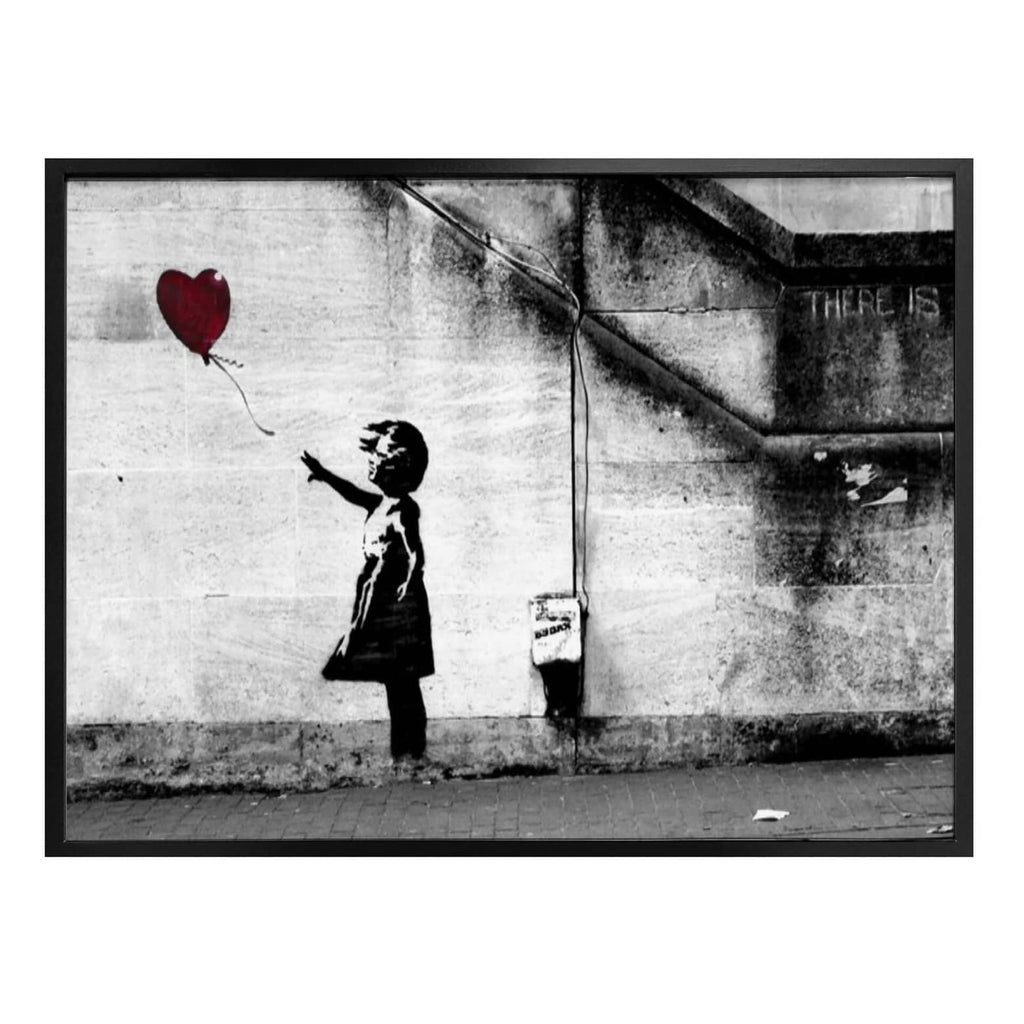 Banksy girl with red balloon wcp ポスター Banksy バンクシー GIRL WITH RED BALLOON WCP リプロダクション