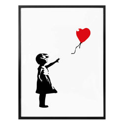 Banksy - "Girl With The Red Balloon" Poster