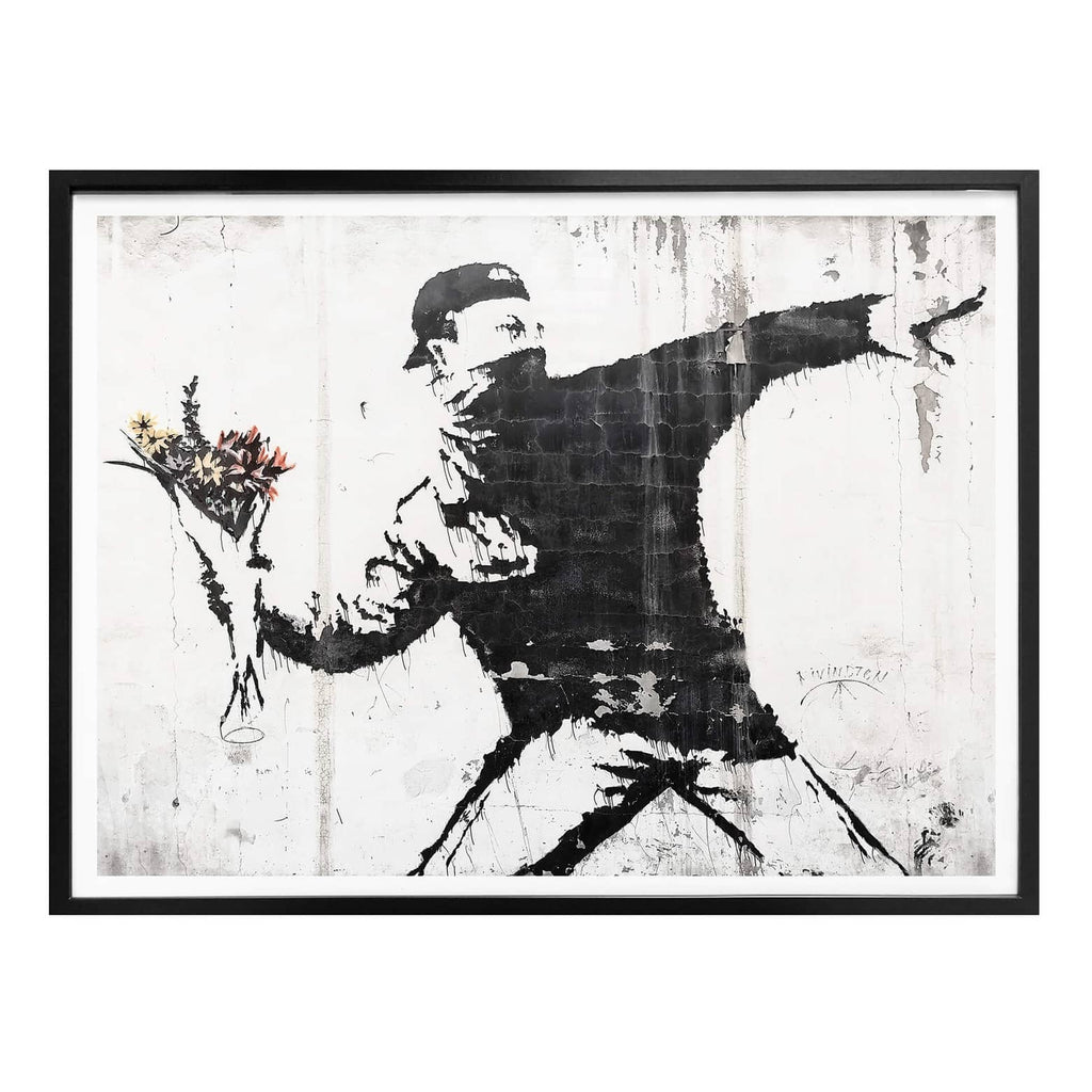 The World of Banksy Flower Thrower/ポスター Banksy Flower Thrower
