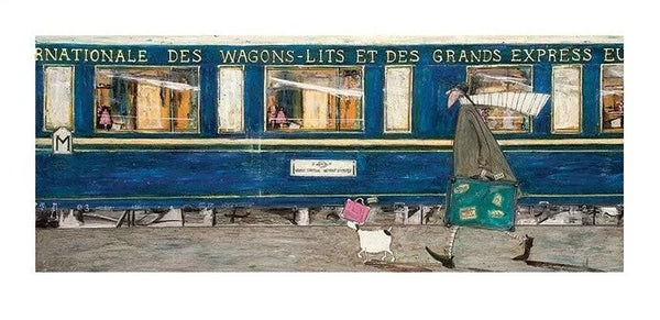 Art Print Sam Toft - Orient Express Ooh La La, (100 x 50 cm)