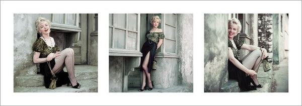 Art Print Marilyn Monroe - The Parisian Series, (95 x 33 cm)