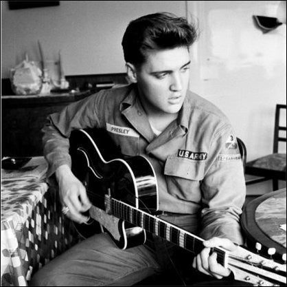Art Print Elvis Presley - U.S Army, (40 x 40 cm)