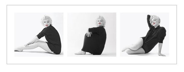 Art Print Marilyn Monroe - Sweater Triptych, (95 x 33 cm)