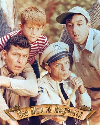 Metal sign Griffith - Men of Mayberry, (31.5 x 40 cm)