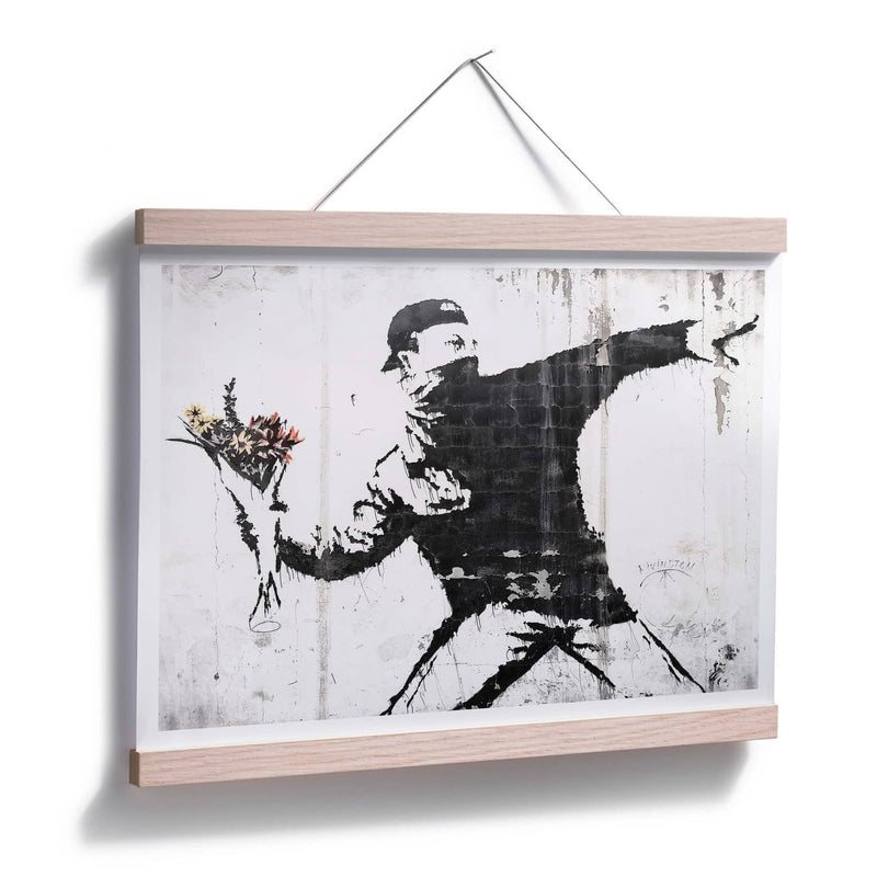 Banksy - "The Flower Thrower" Poster