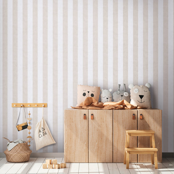 Lilly & Luis - Beige Stripes 770781