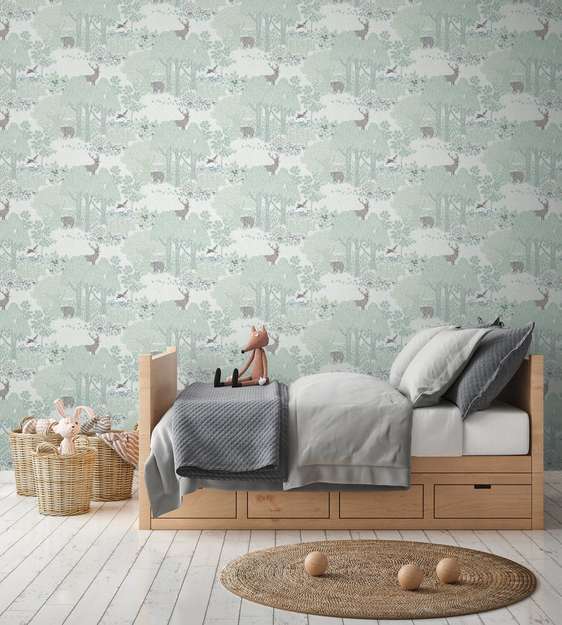 Lilly & Luis - Woodland Wallpaper 771331