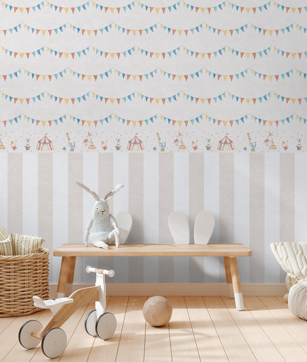 Lilly & Luis - Party Bunting Wallpaper! 771711