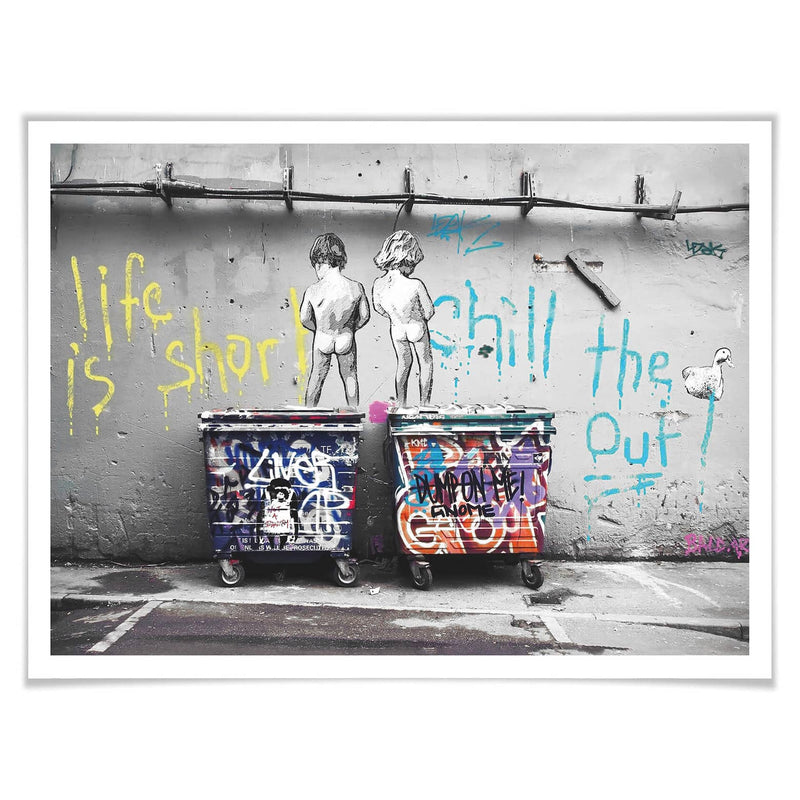 Banksy - "Life is Short" Poster
