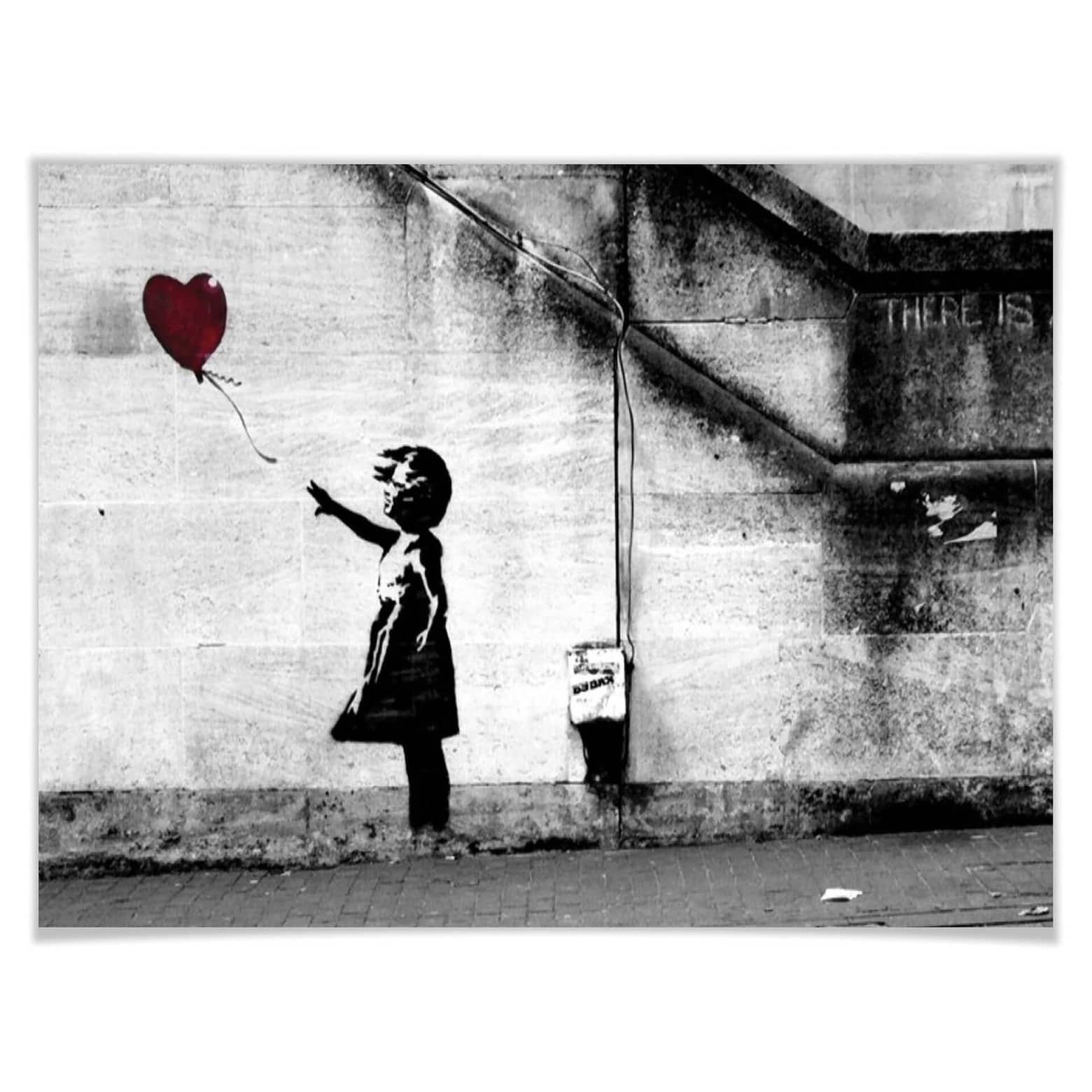 Banksy "Girl With Balloon" Poster