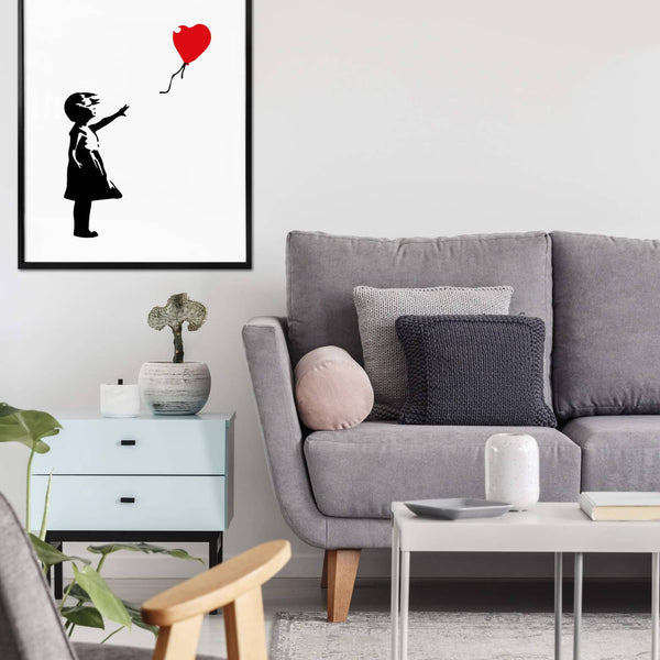 Banksy - "Girl With The Red Balloon" Poster