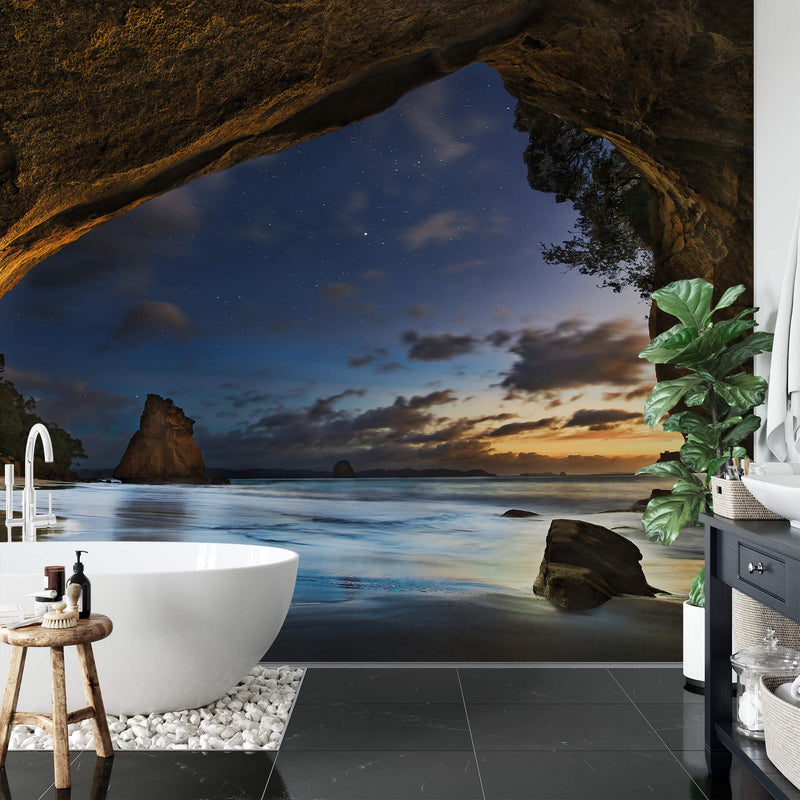 Cathedral Cove in New Zealand - Wall Mural 5051