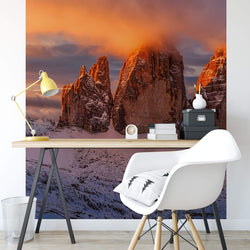 Mountain Peaks In Italy - Wall Mural 5063