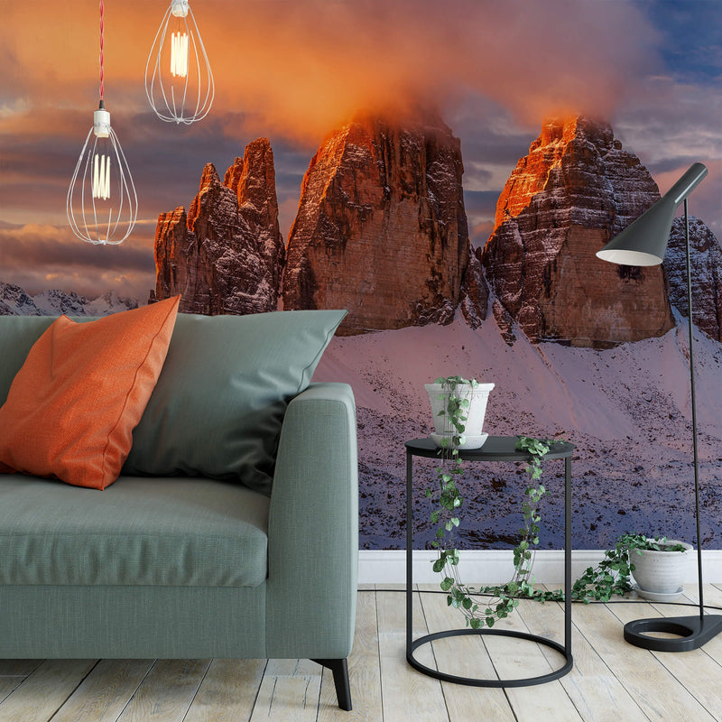 Mountain Peaks In Italy - Wall Mural 5063