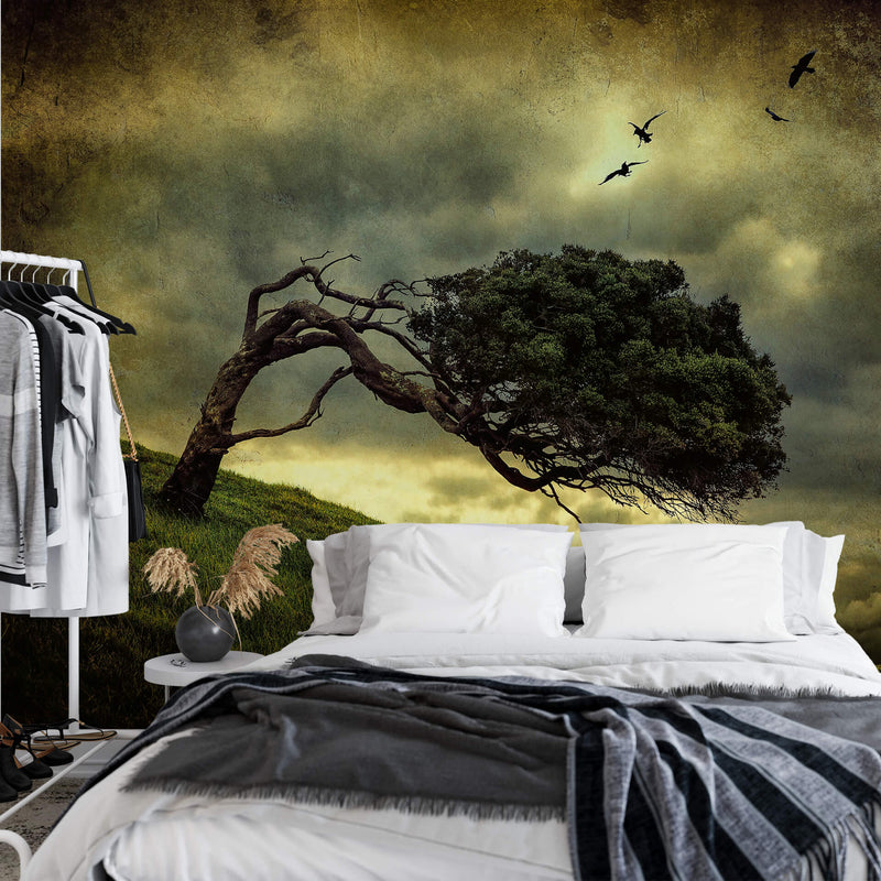 Scary Vintage Tree - Wall Mural 5158