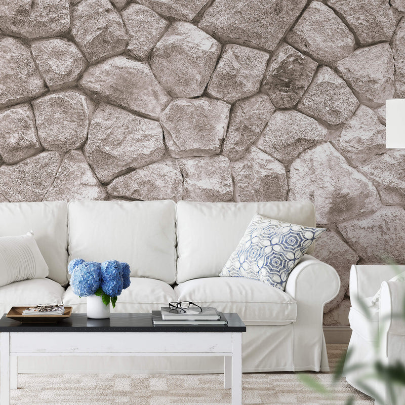 Large Stone Wall - Wall Mural 5193