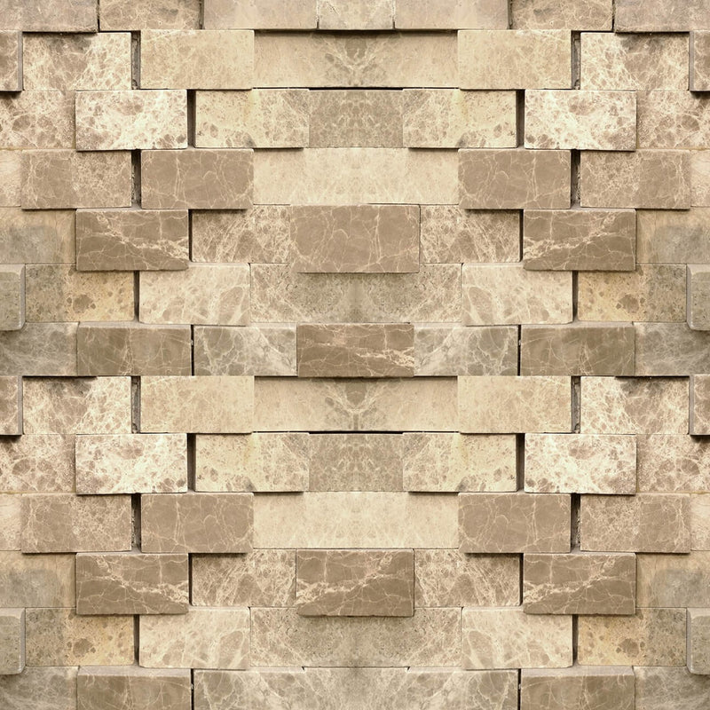 3D Stone Wall - Wall Mural 