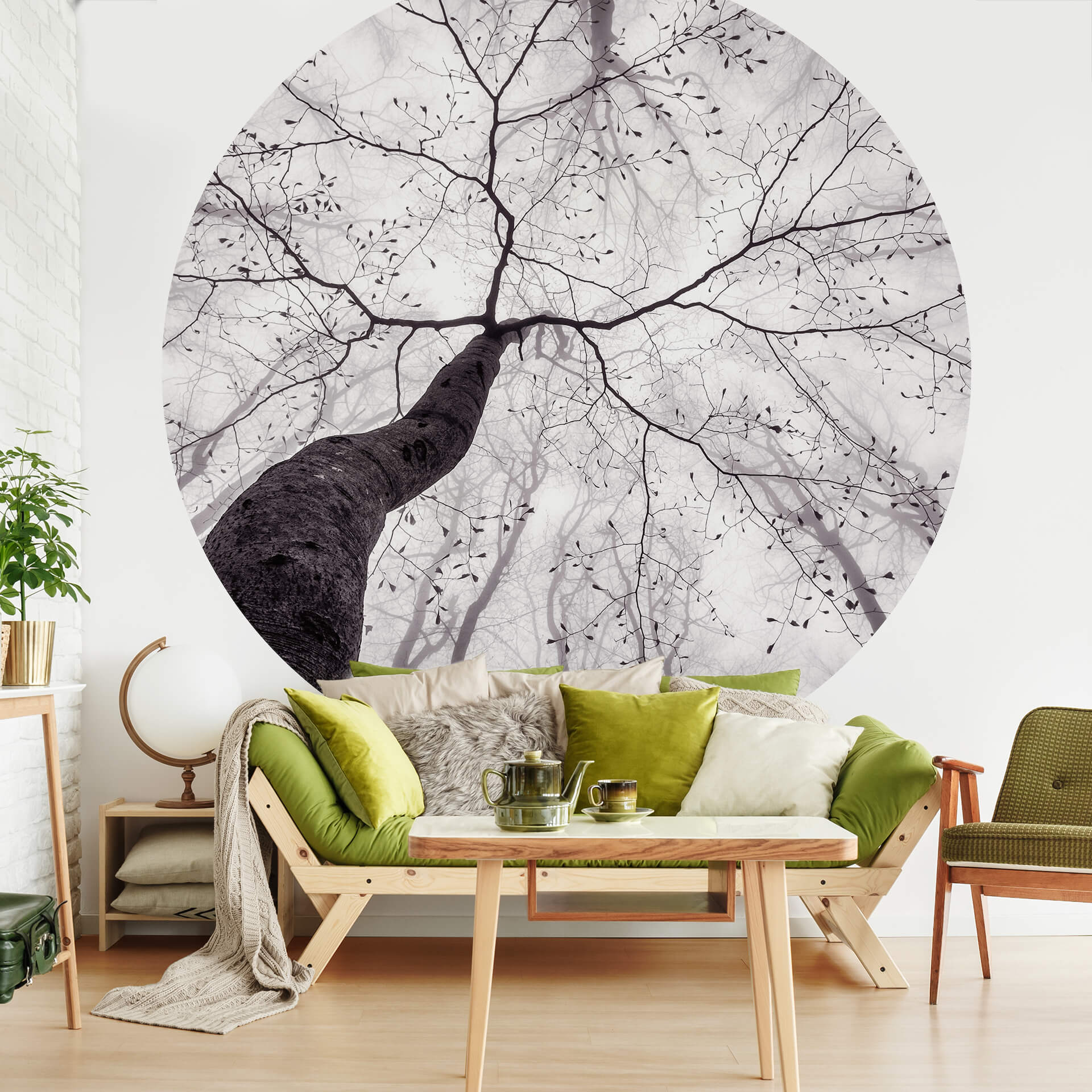 Anaglypta Wall-art Inside The Trees - Wall Mural - 5413 | Cover Your Wall