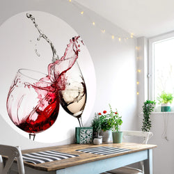 Wine Glasses - Wall Mural 5425