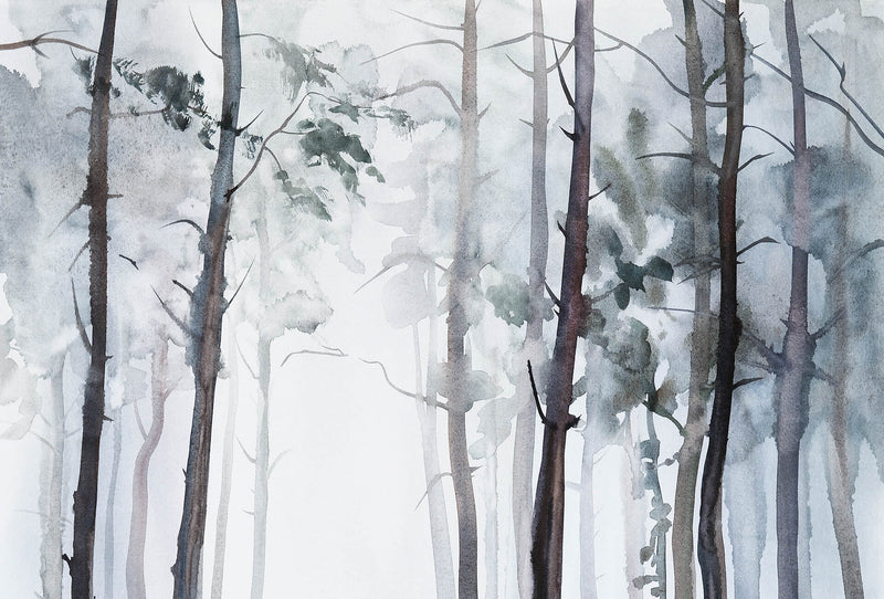 Watercolour Forest - Wall Mural 5455