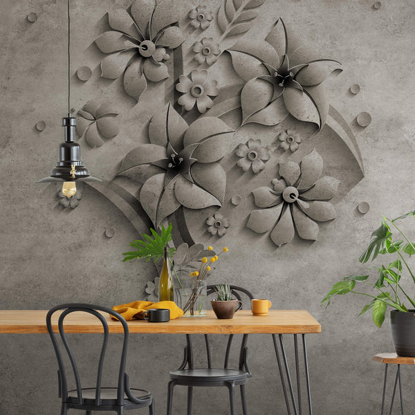 Stone Flowers - Wall Mural 5474