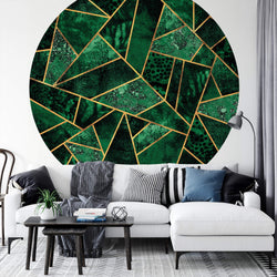 Dark Green Emeralds - Wall Mural 5487