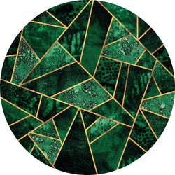 Dark Green Emeralds - Wall Mural 5487