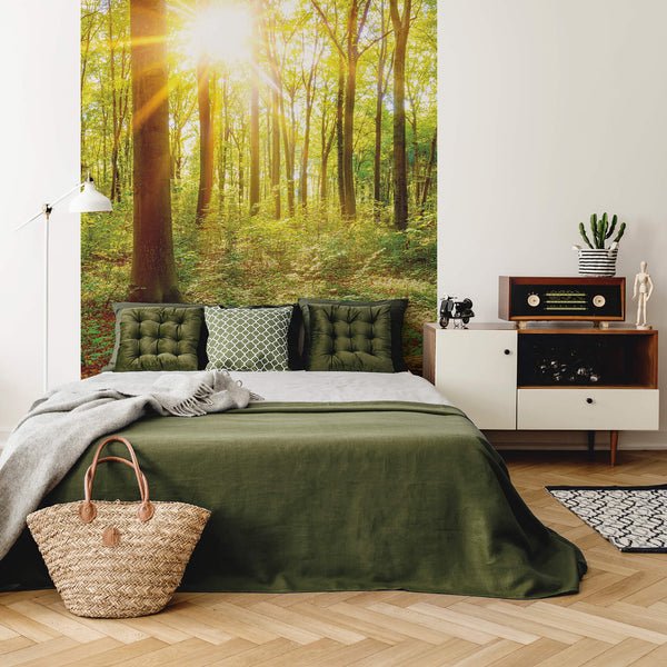 Wall Mural Green Flare Background