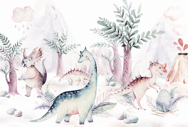 Dinosaur Animal Friends - Wall Mural 5524