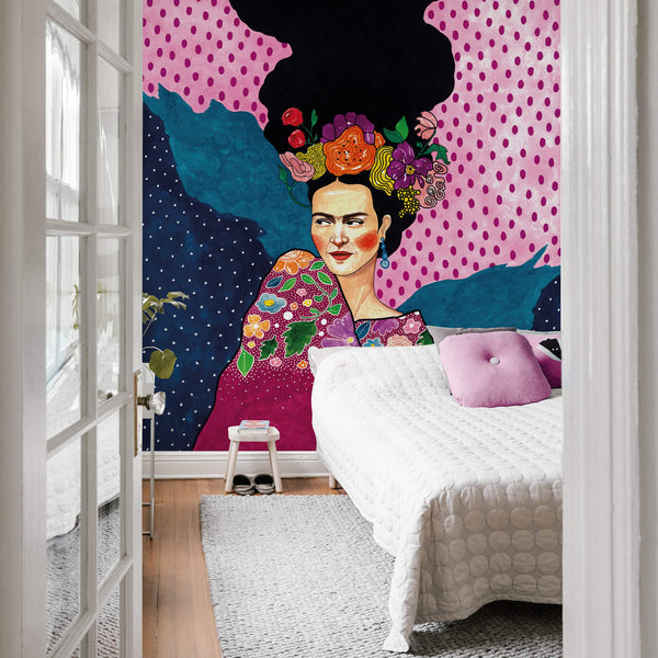 Frida Illustration - Wall Mural 5539