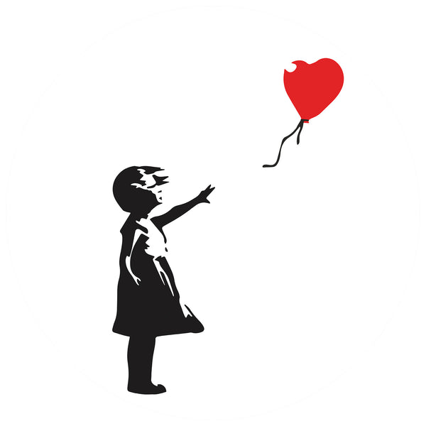 Banksy Girl with the Red Balloon Wall Mural 