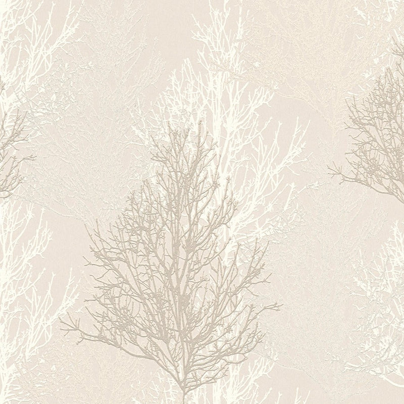 Adelaide white/Silver Tree wallpaper - 348191