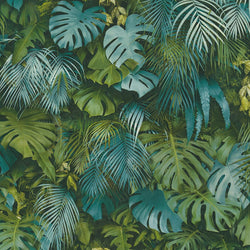 greenery nocturnal jungle wallpaper - 372803