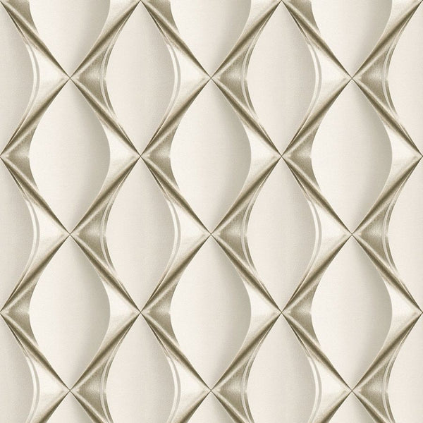 MY HOME. MY SPA. 38691-2 3D Tile White & Silver
