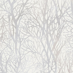 AS Creation Life white/silver forest wallpaper- 300941