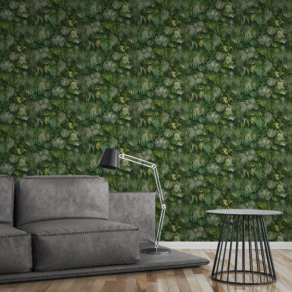 greenery jungle green wallpaper - 372802