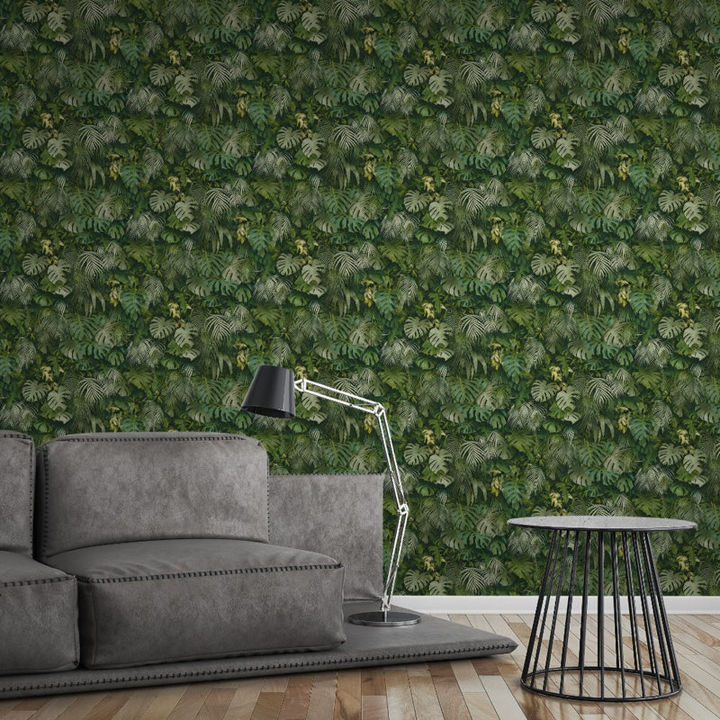 greenery jungle green wallpaper - 372802
