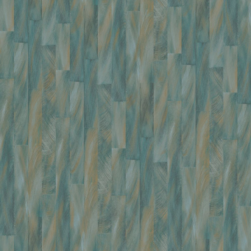 Wood Panel Effect Aqua