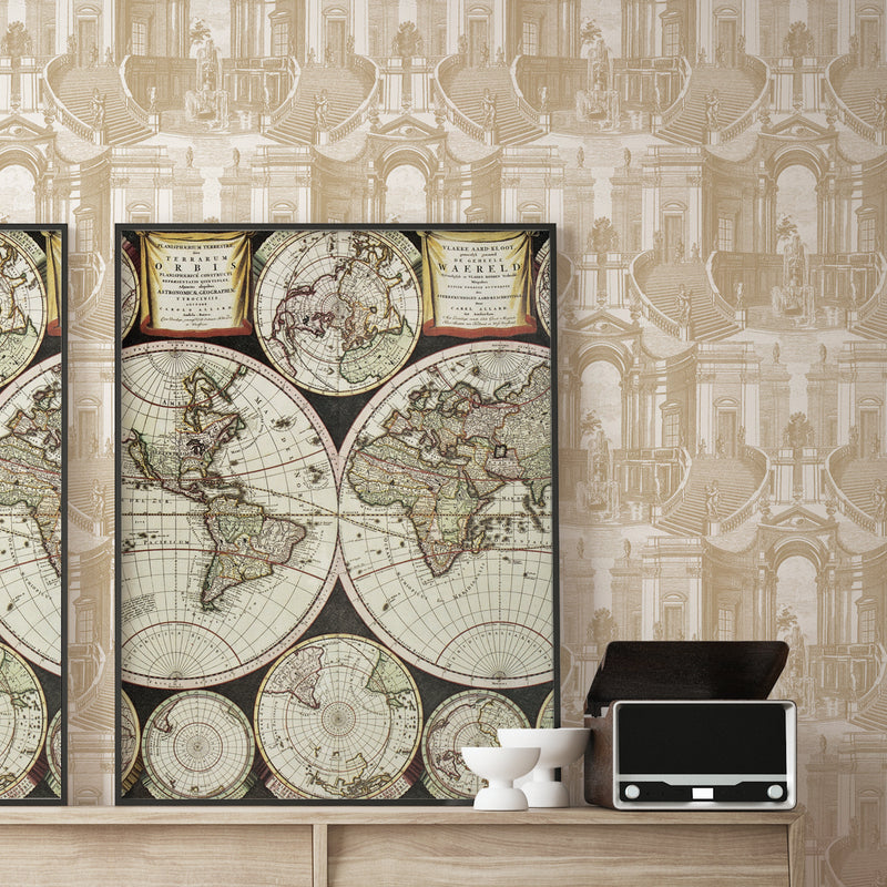 Italy Toile Gold