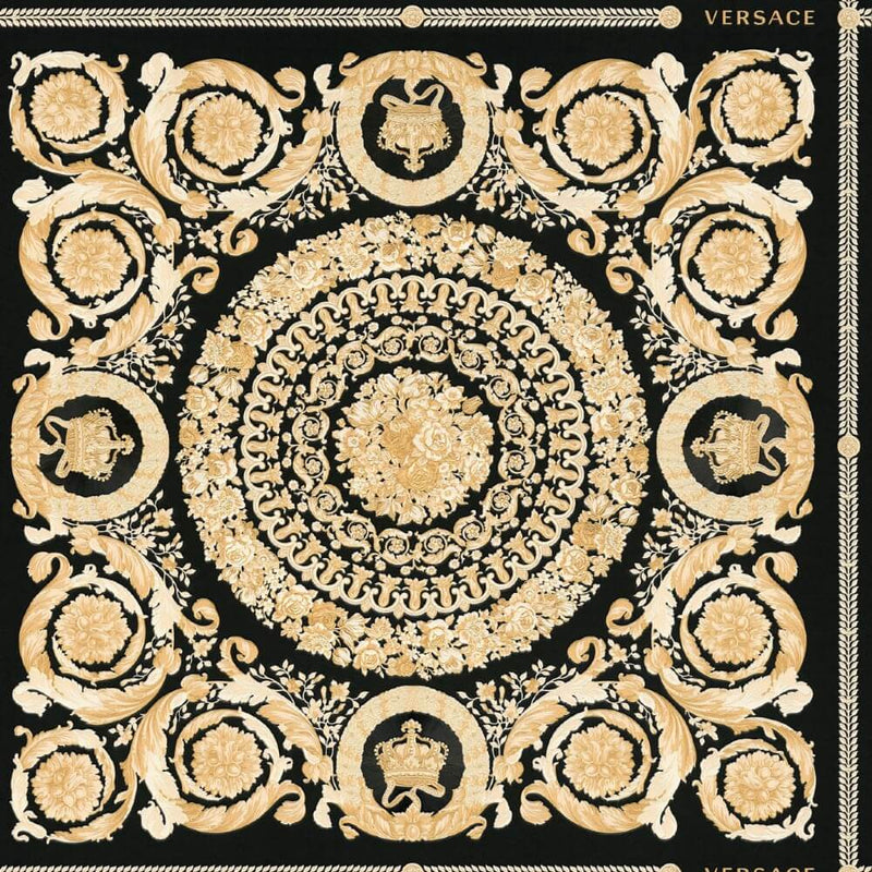 Versace baroque black/gold wallpaper - 370553